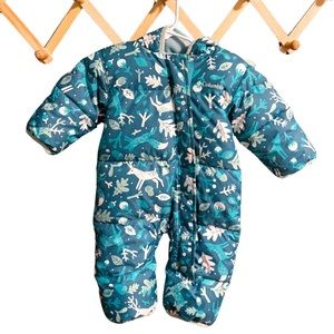 Columbia Baby Winter Forest Animals 3-6M Goose/Duck Down Bunting Snowsuit